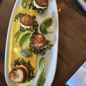 The Pheasant - Seared dayboat scallops - New American Near Me - Dennis, Massachusetts The Pheasant - Seared dayboat scallops - New American Near Me - Dennis, Massachusetts