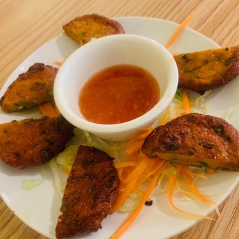 Noodle Palace - D10. Fried Fish Cakes - Cambodian Near Me - Santa Rosa, California Noodle Palace - D10. Fried Fish Cakes - Cambodian Near Me - Santa Rosa, California