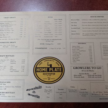 Home Plate Pub - Drink menu. - Gastropubs Near Me - Marysville, Washington Home Plate Pub - Drink menu. - Gastropubs Near Me - Marysville, Washington