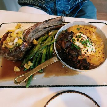 Merriman's - (Underdone) Lamb Chops ... The sides were excellent - Hawaiian Near Me - Kamuela, Hawaii