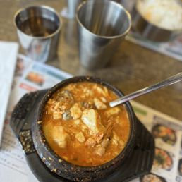 Seafood Tofu Soup 해물순두부