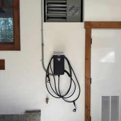 TW Electric - New 50amp circuit install and Rivian charger connection.  Installed  by TW Electric. Call now to schedule install!
