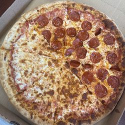 Vortex Ventures - Half Pepperoni half Cheese Pizza
