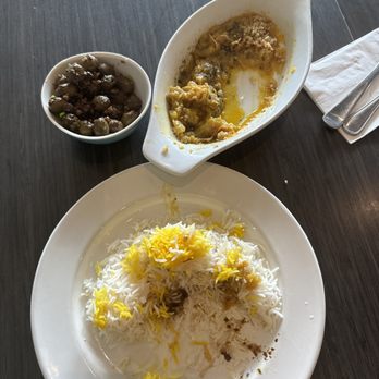Avishan Authentic Middle East Grill - Vegan version of Kash Bademjan(mashed eggplant minus Kashk ( dairy )  Zeitoon Parvardeh - Persian/Iranian Near Me - Langley, British Columbia
