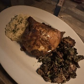 Number Ten - Mannys Chicken with brussel sprouts - Steakhouses Near Me - Chattanooga, Tennessee Number Ten - Mannys Chicken with brussel sprouts - Steakhouses Near Me - Chattanooga, Tennessee