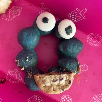 Devil & Angel Desserts - Cookie Monster mochi donut - Ice Cream & Frozen Yogurt Near Me - Folsom, California Devil & Angel Desserts - Cookie Monster mochi donut - Ice Cream & Frozen Yogurt Near Me - Folsom, California