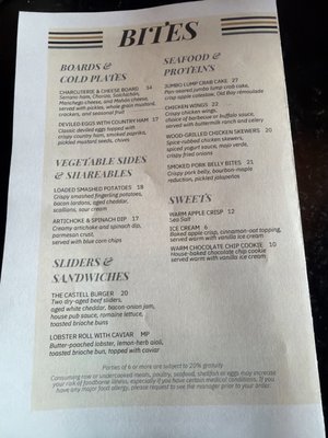 Menu photo 1 Castell Terrace New York, NY Menu photo 1 Castell Terrace New York, NY