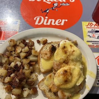 DeLuca's Diner - Enjoyed the seafood eggs Benedict - Breakfast & Brunch Near Me - Pittsburgh, Pennsylvania DeLuca's Diner - Enjoyed the seafood eggs Benedict - Breakfast & Brunch Near Me - Pittsburgh, Pennsylvania