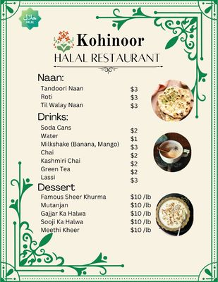 Menu photo 3 Kohinoor Halal Restaurant Stafford, VA Menu photo 3 Kohinoor Halal Restaurant Stafford, VA