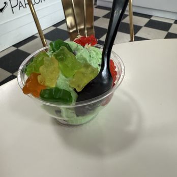 Mrs. Sprinkles Ice Cream - Mint chocolate chip with gummy bears - Ice Cream & Frozen Yogurt Near Me - Albuquerque, New Mexico
