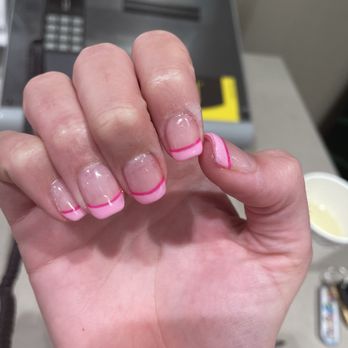 @ Nails - Pink tip nails - Nail Salons Near Me - San Luis Obispo, California