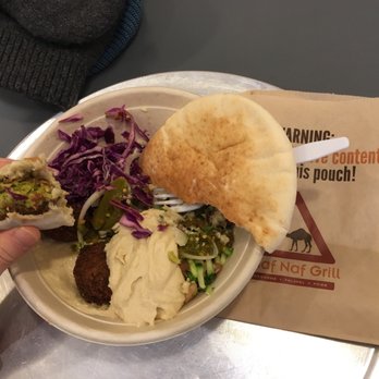 Naf Naf Grill - Veggie feast! - Middle Eastern Near Me - Chicago, Illinois
