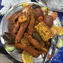 Mariscos La Marea Haltom City - Boiled Combo Platter la Marea