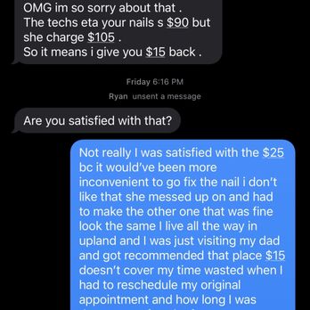 Chloe Nails - he admits to saying $25 - Nail Salons Near Me - Lomita, California