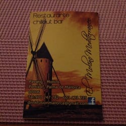 El Molino Mediterraneo - Business card