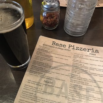 Base Pizzeria - They have STOUTS! Not nearly as strong as my usual, but decent. - Pizza Near Me - Phoenix, Arizona