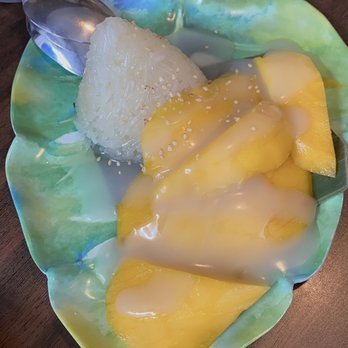 Thai Elephants - Sticky rice with mango - Thai Near Me - Watkins Glen, New York Thai Elephants - Sticky rice with mango - Thai Near Me - Watkins Glen, New York