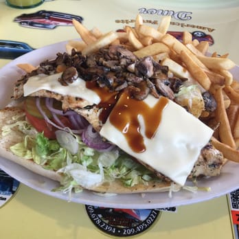 Hot Rod Diner - Grilled chicken teriyaki sandwich!!! - Breakfast & Brunch Near Me - Turlock, California