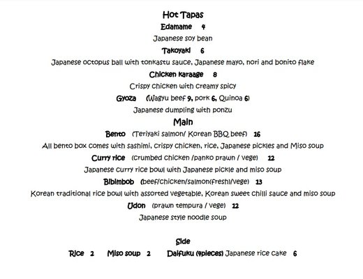 Menu photo 4 Wasabi & Chilli Windsor, VIC
