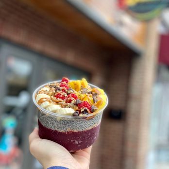 Blended Pedaler - a hand holding a smoothie - Acai Bowls Near Me - Bristol, Virginia Blended Pedaler - a hand holding a smoothie - Acai Bowls Near Me - Bristol, Virginia
