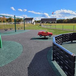 Harwington Conservation & Recreation Area - Swings, picnic pavilion, and field