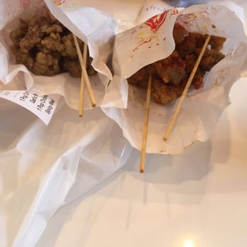 ViVi Bubble Tea - Garlic popcorn chicken and spicy popcorn chicken.. Not bad actually - Bubble Tea Near Me - New York, New York ViVi Bubble Tea - Garlic popcorn chicken and spicy popcorn chicken.. Not bad actually - Bubble Tea Near Me - New York, New York