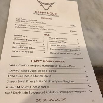Range - Happy hour menu - Steakhouses Near Me - San Antonio, Texas