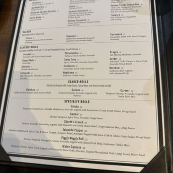 Toro - Menu - Sushi Bars Near Me - Carmel, California