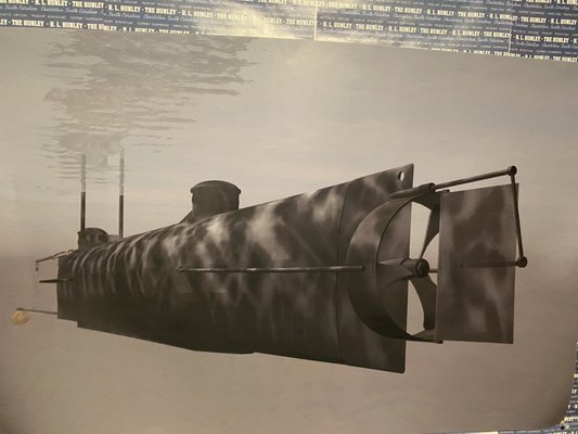 C.S.S. H.L. Hunley Submarine by null