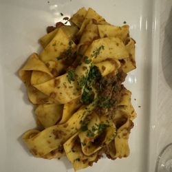 Trattoria Da Benvenuto - Pappardelle al Ragu di Cinghiale (boar sauce)