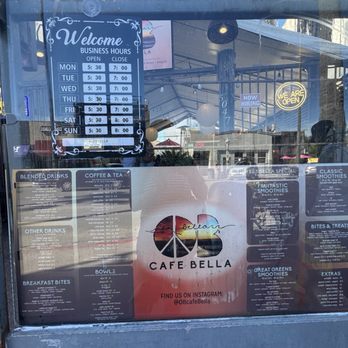 Cafe bella - Menu - Coffee & Tea Near Me - San Diego, California Cafe bella - Menu - Coffee & Tea Near Me - San Diego, California