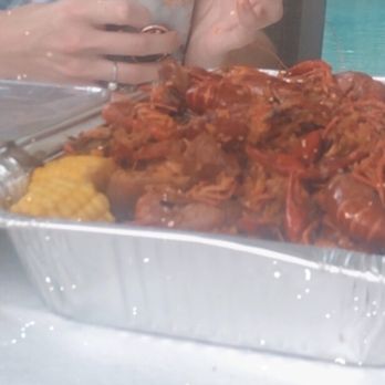 Super Shack - Crawfish with corn, sausage, and potatoes. - Seafood Near Me - McKinney, Texas Super Shack - Crawfish with corn, sausage, and potatoes. - Seafood Near Me - McKinney, Texas