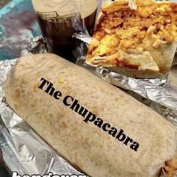 Chupacabra (Original) with extra cheese and chipotle crema... Nitro Cold Brew Chupacabra (Original) with extra cheese and chipotle crema... Nitro Cold Brew