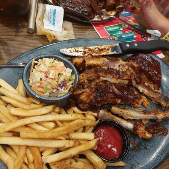 Barnwood - Manteca - Lodge-smoked Rib (full Rack) had to share! - Barbeque Near Me - Manteca, California