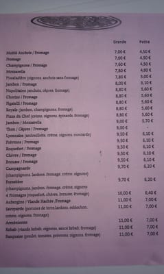 Menu photo 1 Pizzacharie Saint Zacharie, 83