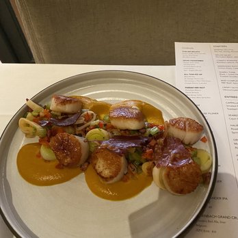 Summit House - Scallops were so salty. I regret having even 3 of them. - New American Near Me - Summit, New Jersey