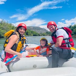 Mild to Wild Rafting & Jeep Tours - Our little family on the river