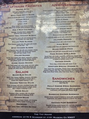 Menu photo 4 The Tap House Madera, CA Menu photo 4 The Tap House Madera, CA