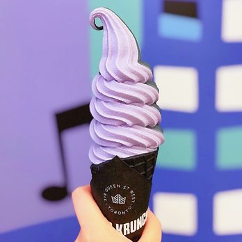 iHalo Krunch - Ube nut twist cone - $7.35 - Ice Cream & Frozen Yogurt Near Me - Toronto, Ontario iHalo Krunch - Ube nut twist cone - $7.35 - Ice Cream & Frozen Yogurt Near Me - Toronto, Ontario