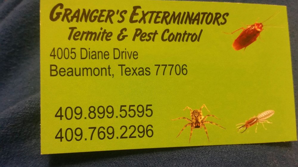 GRANGER’S EXTERMINATORS 4005 Diane Dr, Beaumont, Texas Pest Control