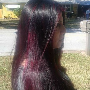 Kaleidoscope Hair - Magenta fantasy color. Hair done by Sandra - Hair Salons Near Me - Vero Beach, Florida Kaleidoscope Hair - Magenta fantasy color. Hair done by Sandra - Hair Salons Near Me - Vero Beach, Florida
