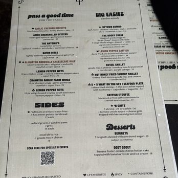 Louisiana Purchase - Menu - Cocktail Bars Near Me - San Diego, California