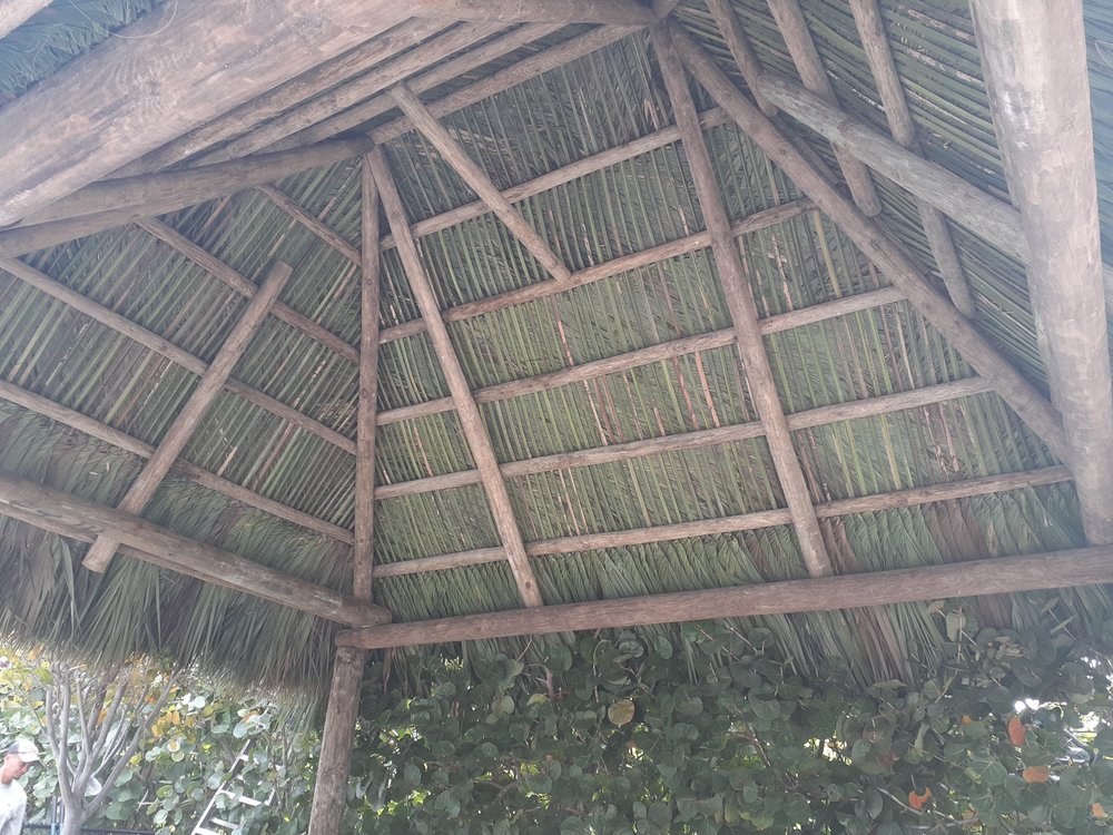 Slide of JM Tiki huts