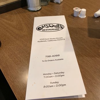 McDuff's - Dosing your own omelette! - Breakfast & Brunch Near Me - Redlands, California