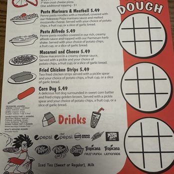 Hideaway Pizza - Kids menu - Pizza Near Me - Benton, Arkansas