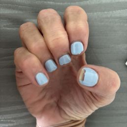 Gel manicure 4 days out.