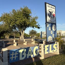 Luv My Bagel - Love their sign on the street.