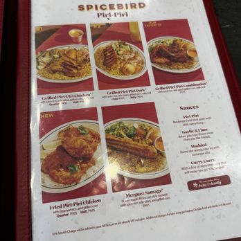 SpiceBird - Menu as of 4/3/2025 - Portuguese Near Me - Malay, AKL SpiceBird - Menu as of 4/3/2025 - Portuguese Near Me - Malay, AKL