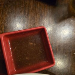 Shogun Japanese Steak & Sushi - Watery Ginger sauce. Although, I watched the chef shale it up. Where's the ginger?