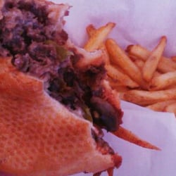 Big Mike's Philly Steaks & Subs - Philly cheese steak w/ hot peppers, sweet peppers and mushrooms
